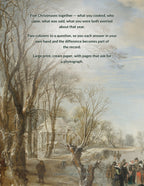 A Couple's Christmas Memory Journal - back cover
