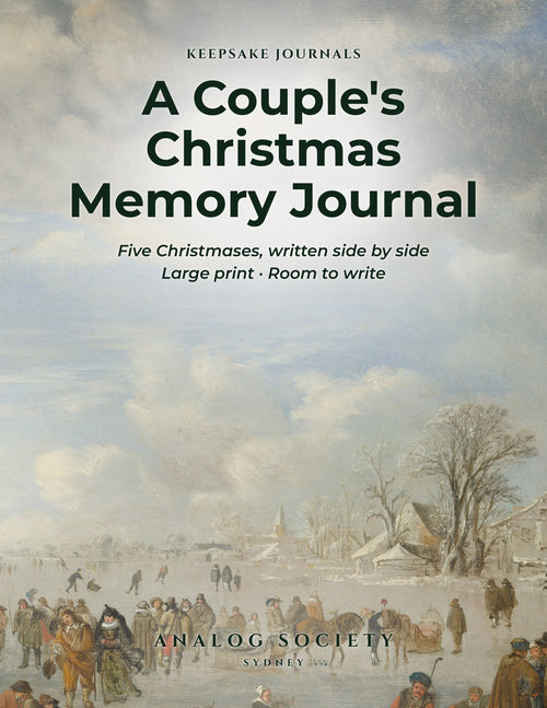 A Couple's Christmas Memory Journal - front cover