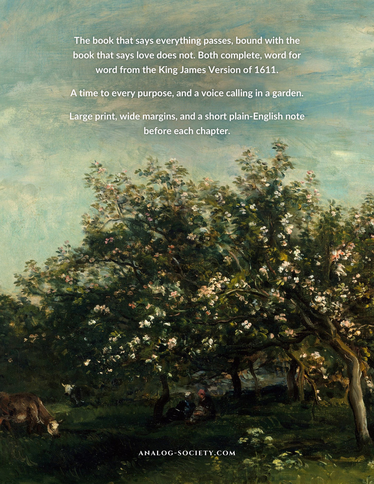 Ecclesiastes and the Song of Solomon - back cover