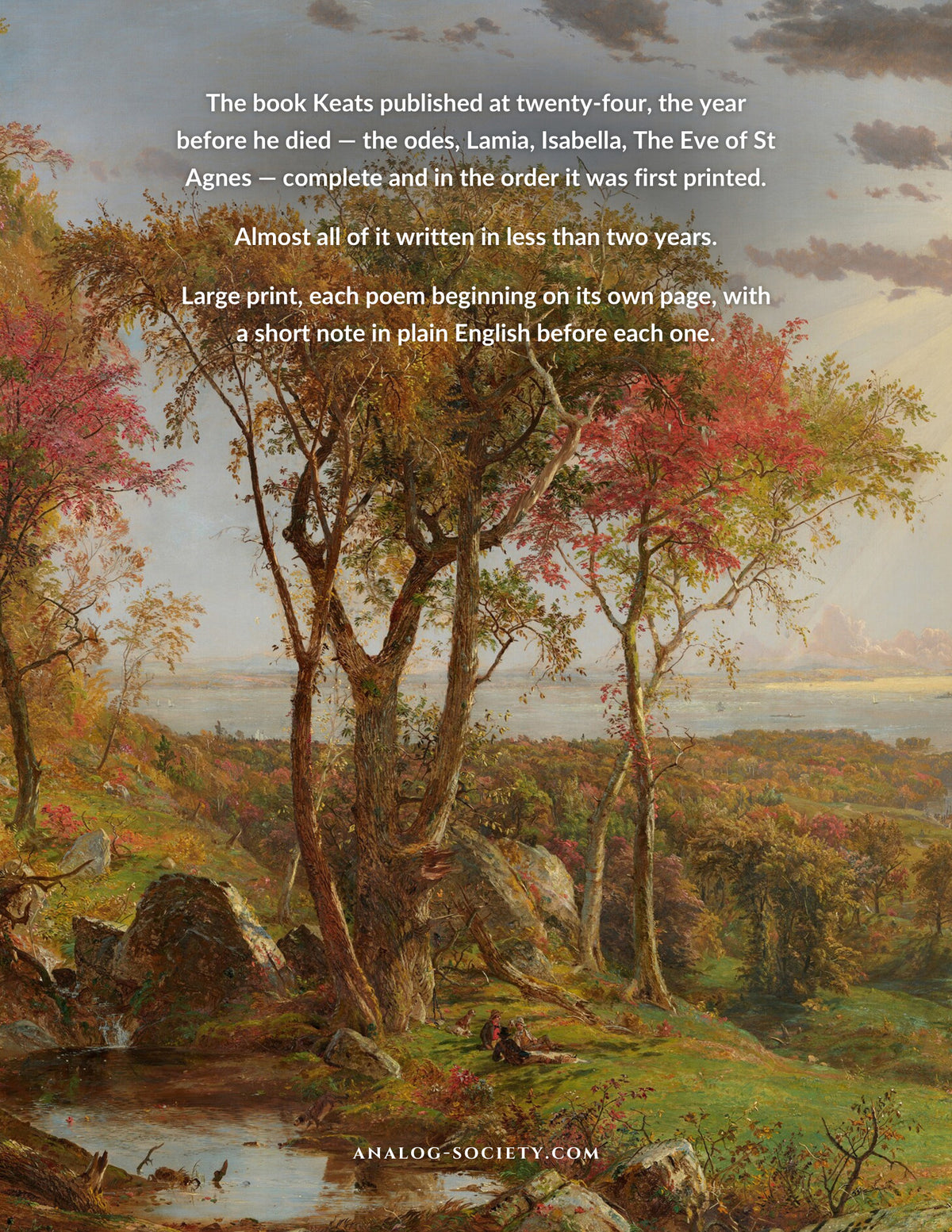 Keats — The Poems of 1820 - back cover