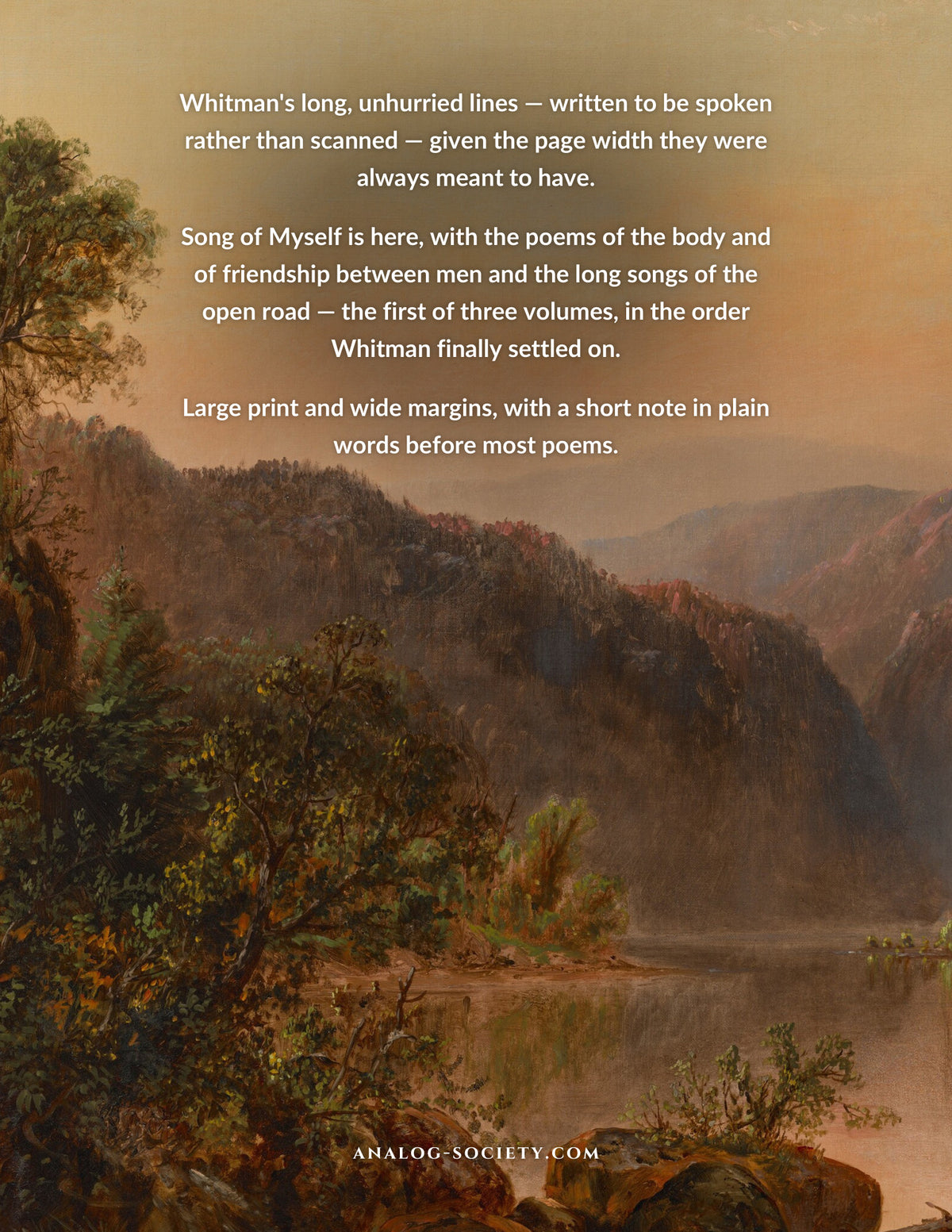 Leaves of Grass - back cover