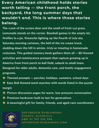 A Memory Book — American Childhood - back cover