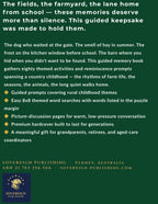 A Memory Book — Country Childhood - back cover