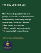 A Memory Book — A Long Marriage - back cover