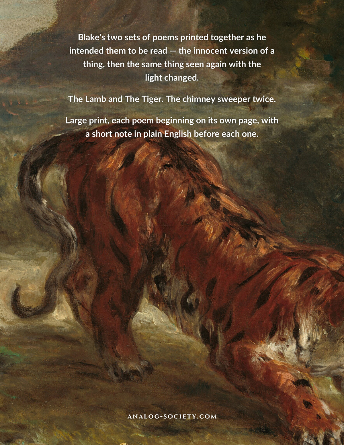 Songs of Innocence and Experience - back cover