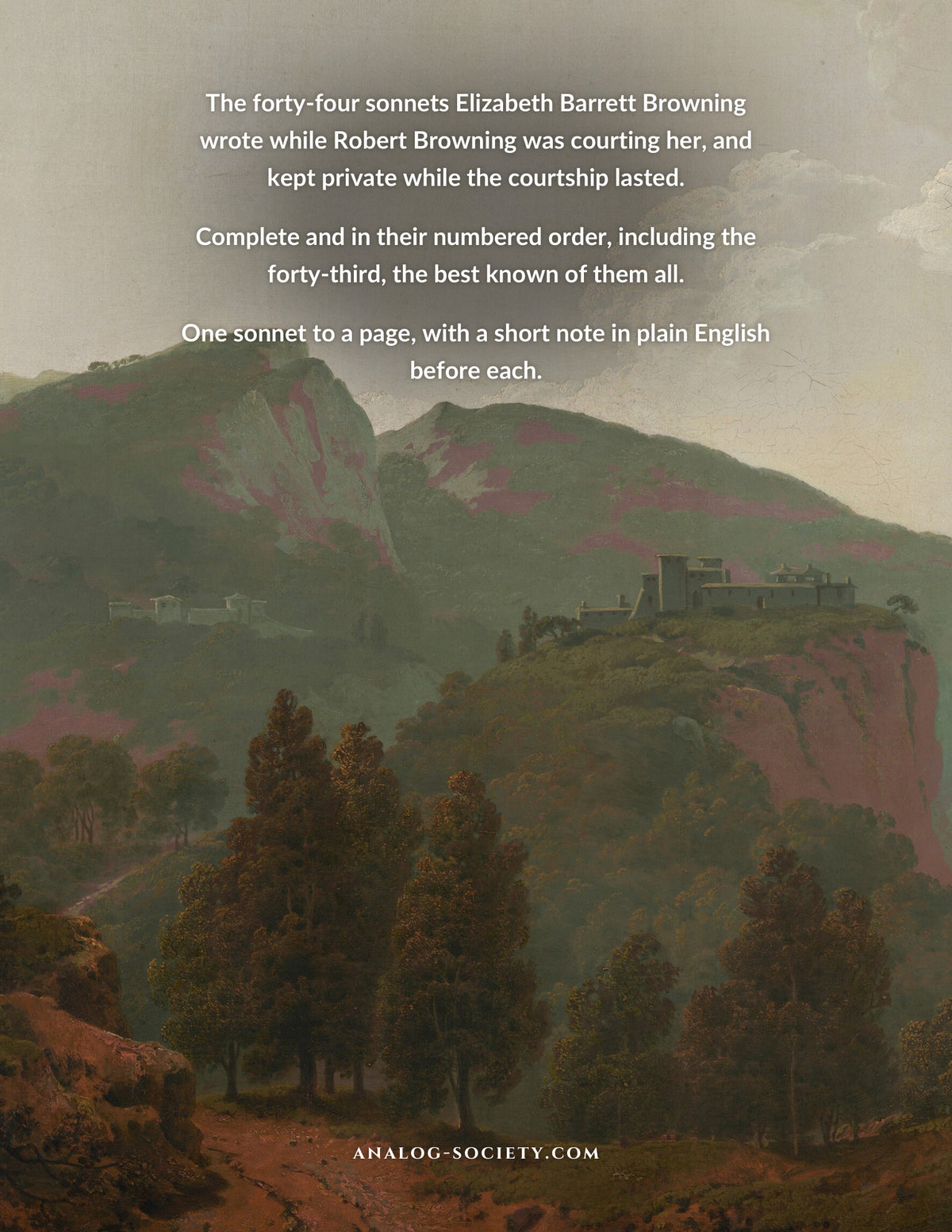 Sonnets from the Portuguese - back cover