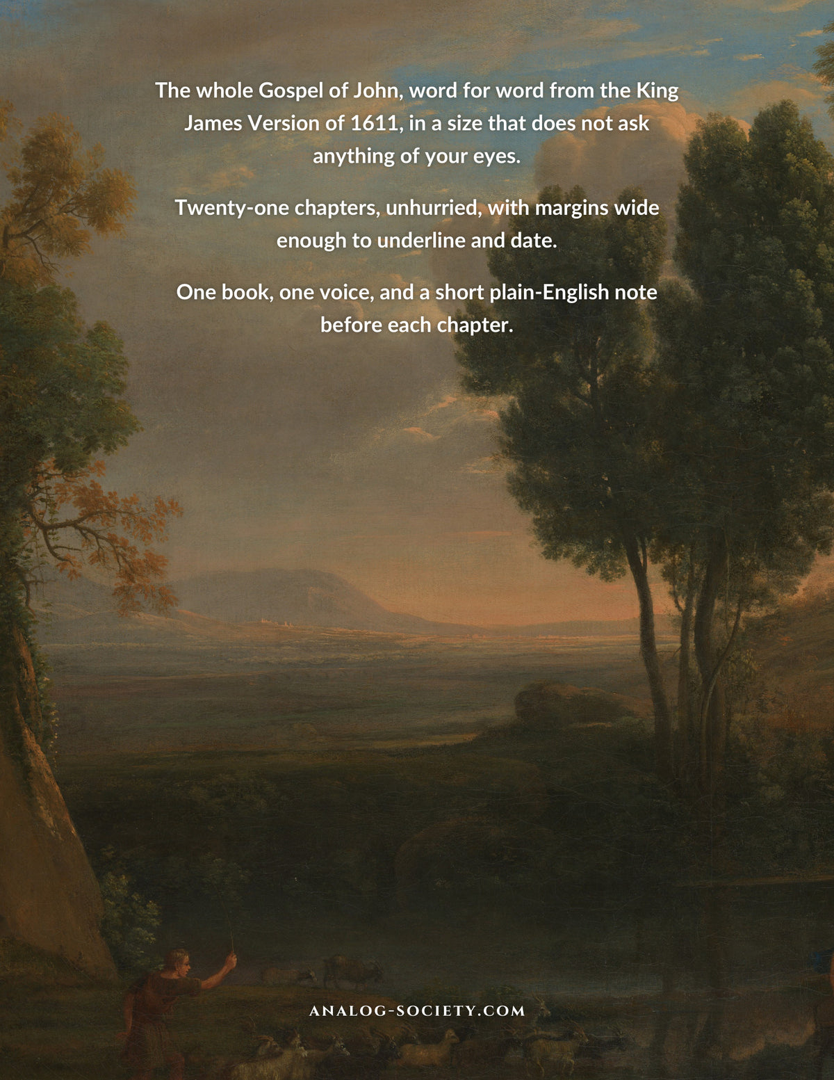 The Gospel of John - back cover