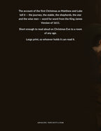 The Nativity - back cover