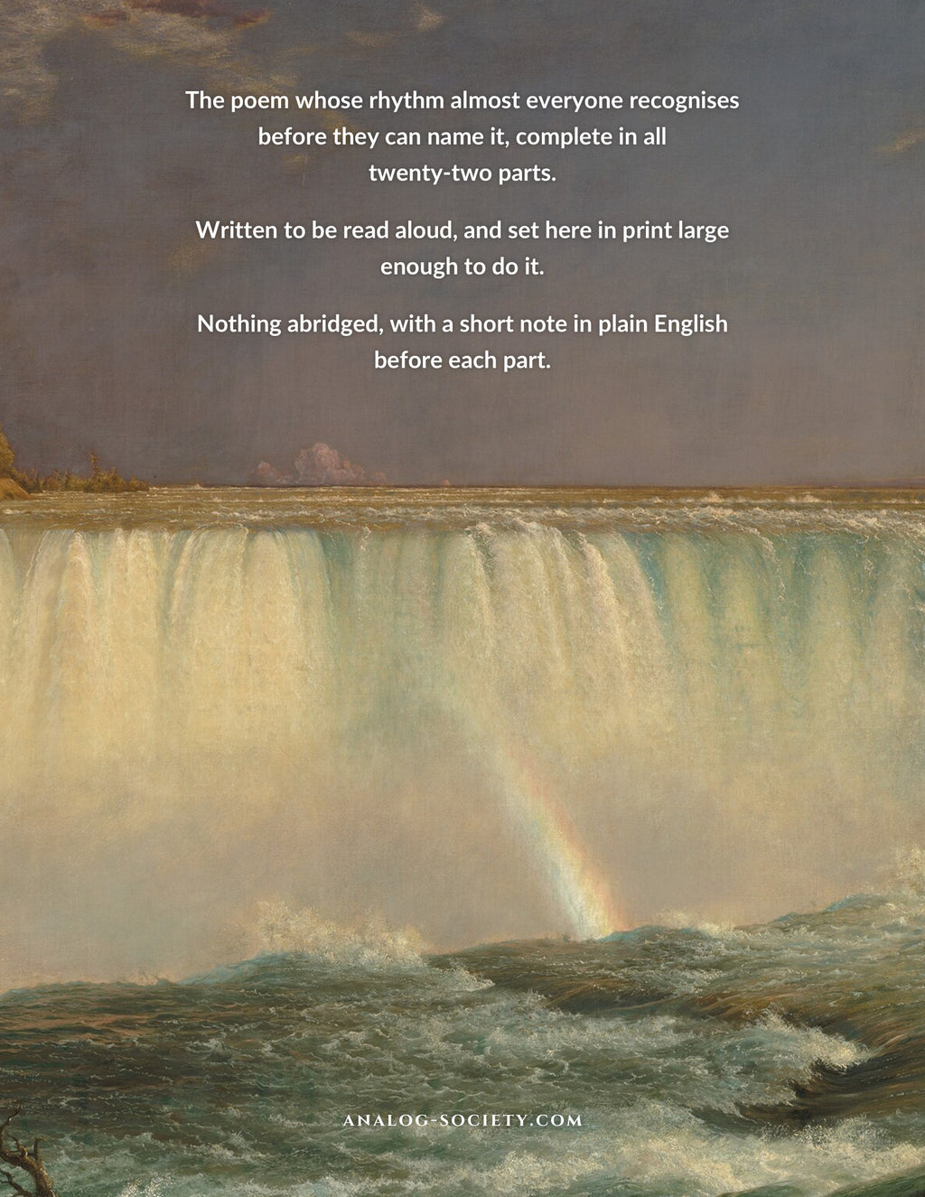 The Song of Hiawatha - back cover