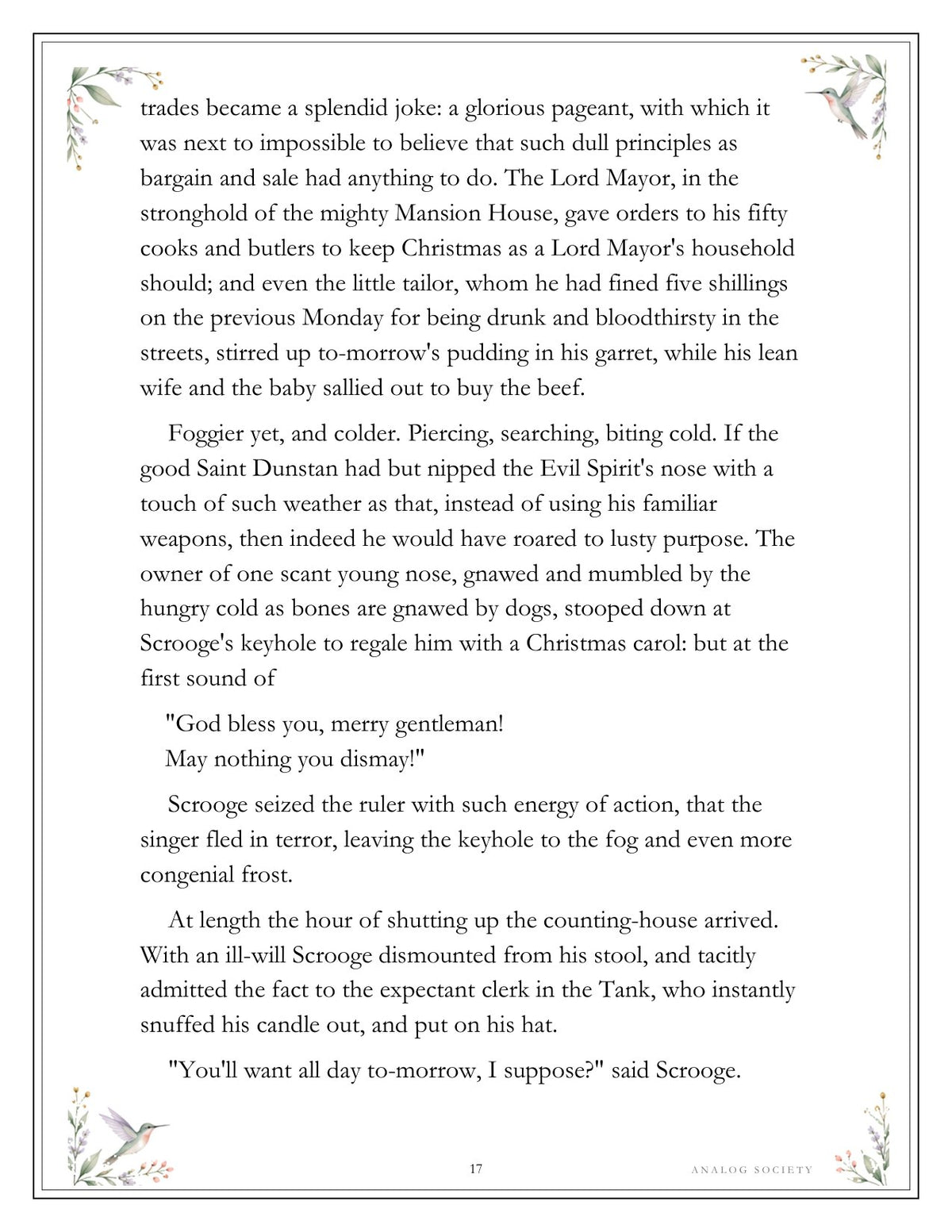 A Christmas Carol - inside page 17