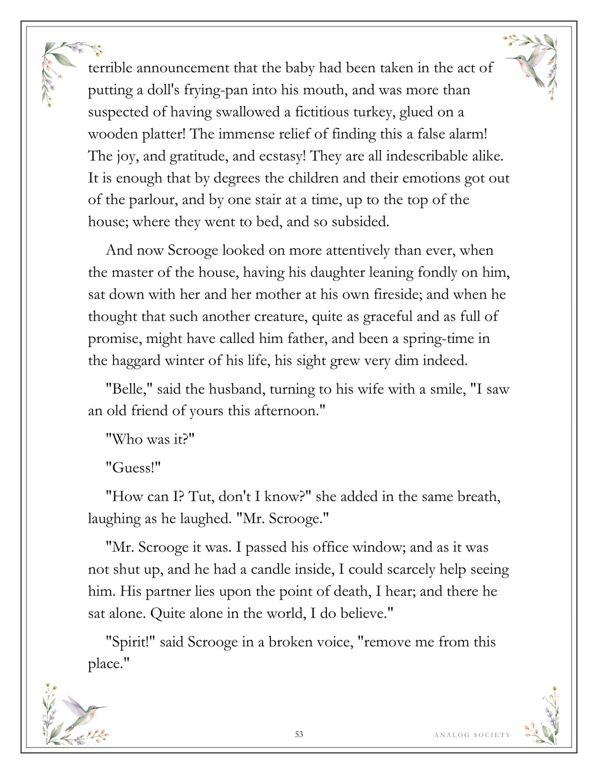 A Christmas Carol - inside page 53