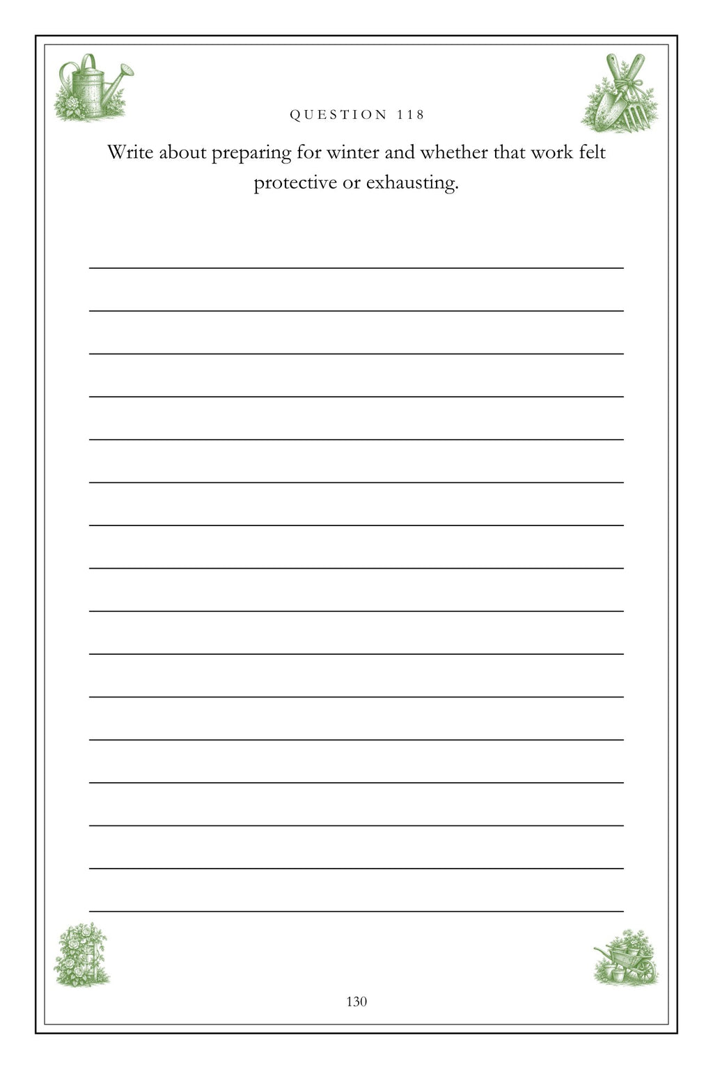 A Lifetime of Growing Things hardcover gift edition, inside page 130
