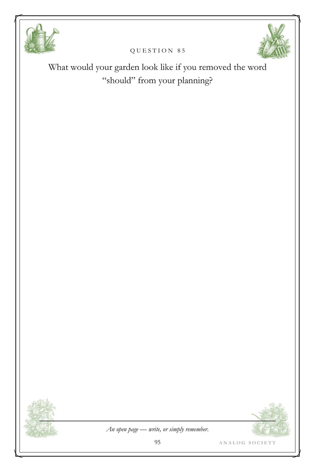 A Lifetime of Growing Things hardcover gift edition, inside page 95