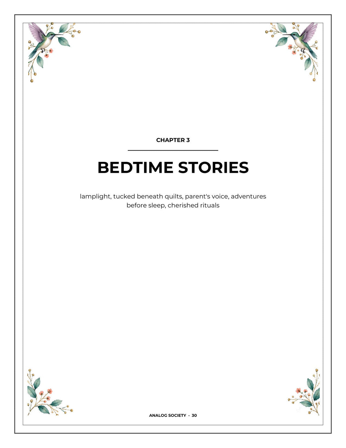 A Memory Book — Books and Reading - inside page 31: BEDTIME STORIES