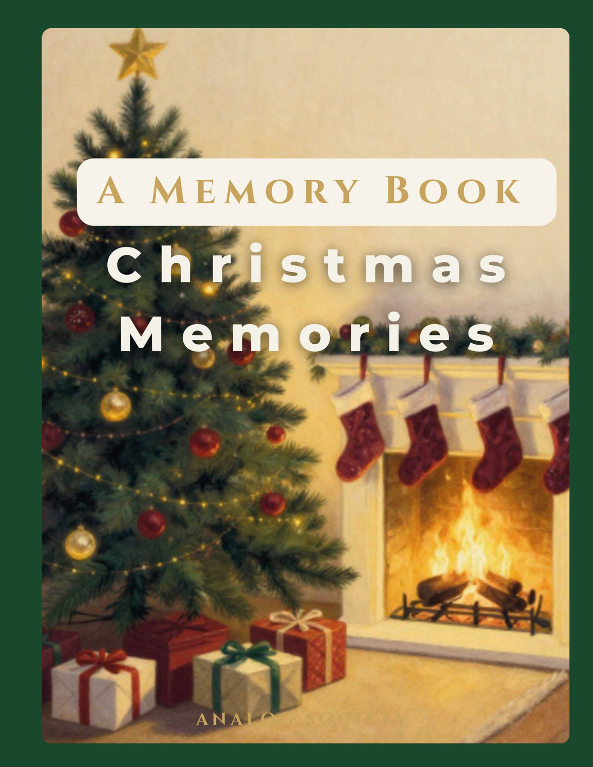 A Memory Book — Christmas Memories - front cover