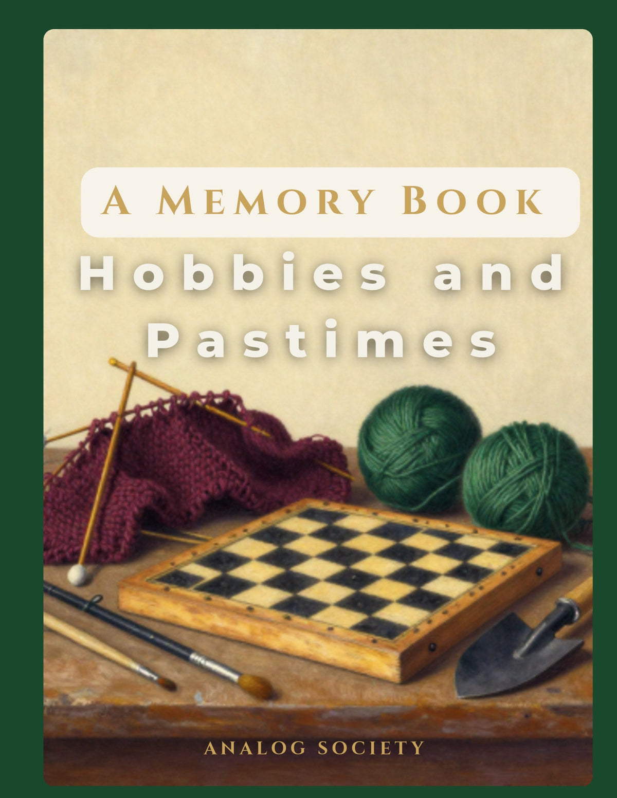A Memory Book — Hobbies and Pastimes - front cover