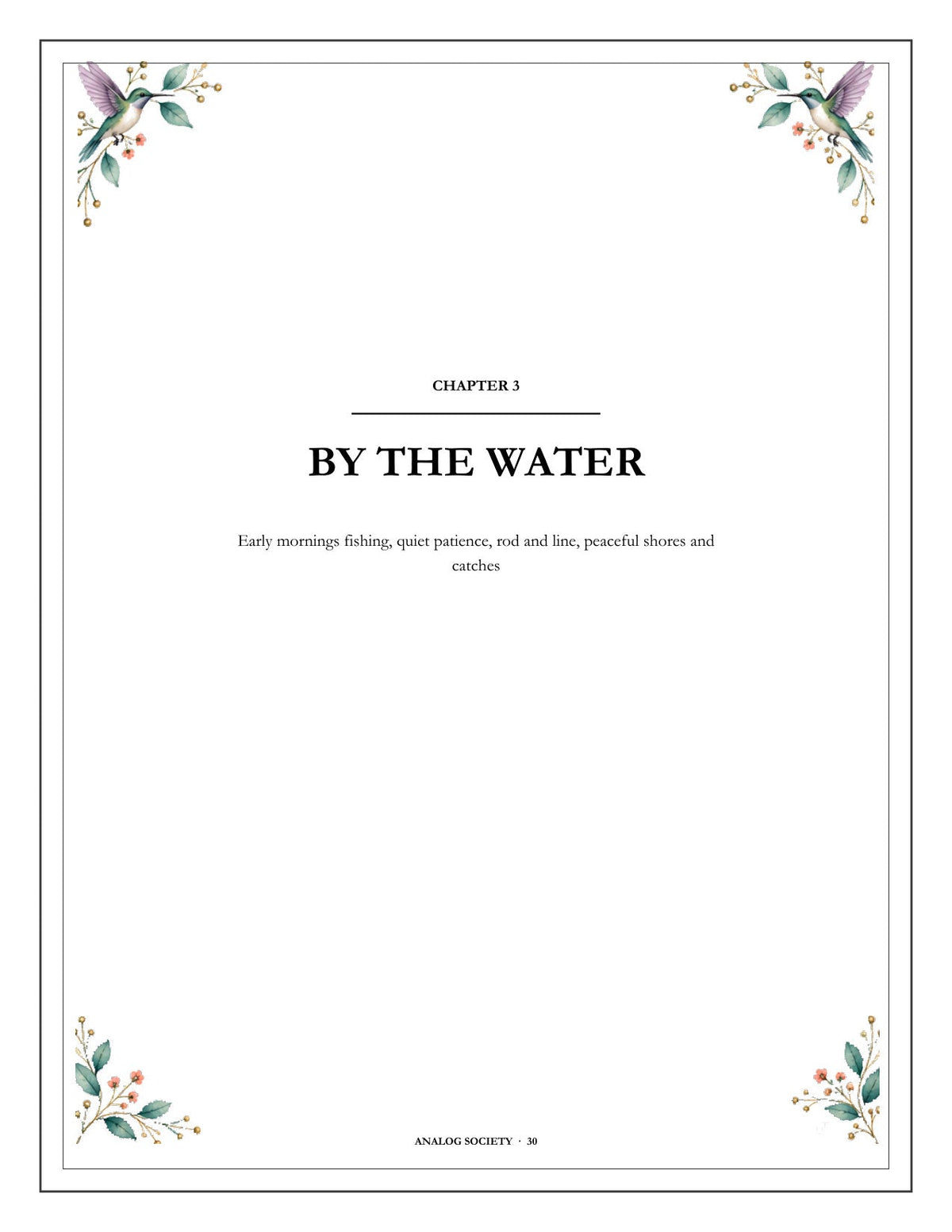 A Memory Book — Hobbies and Pastimes - inside page 31: BY THE WATER