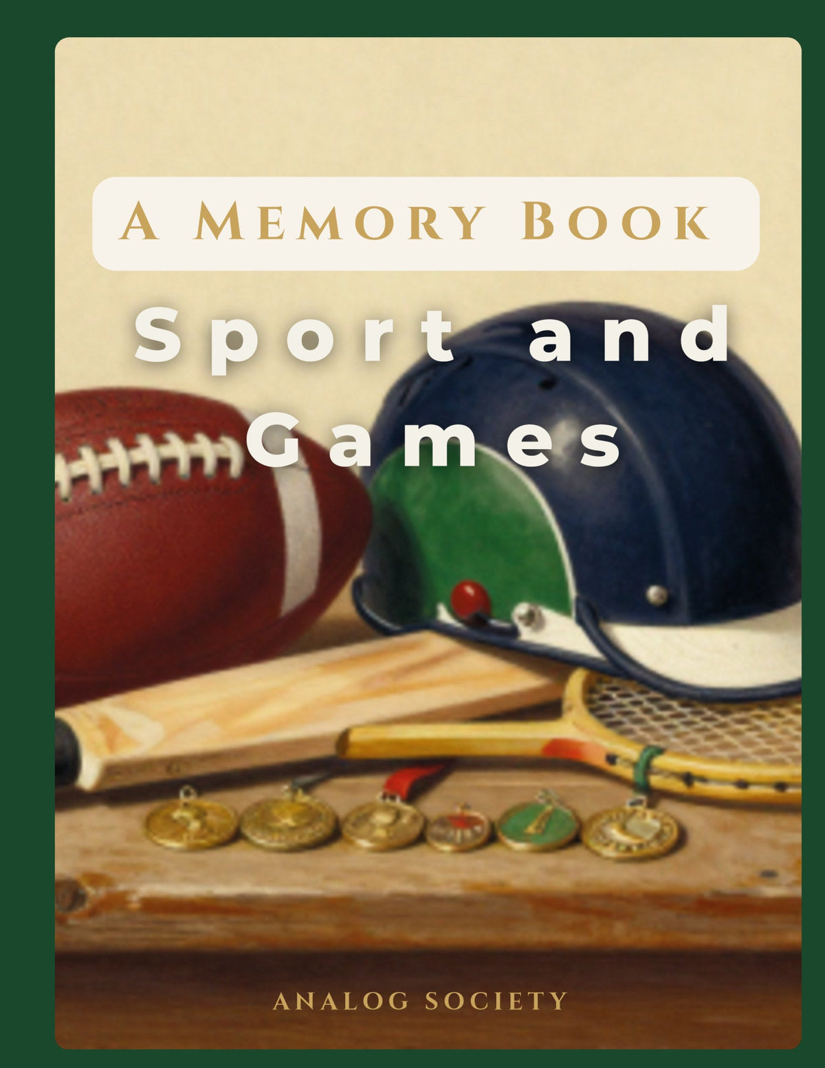A Memory Book — Sport and Games - front cover