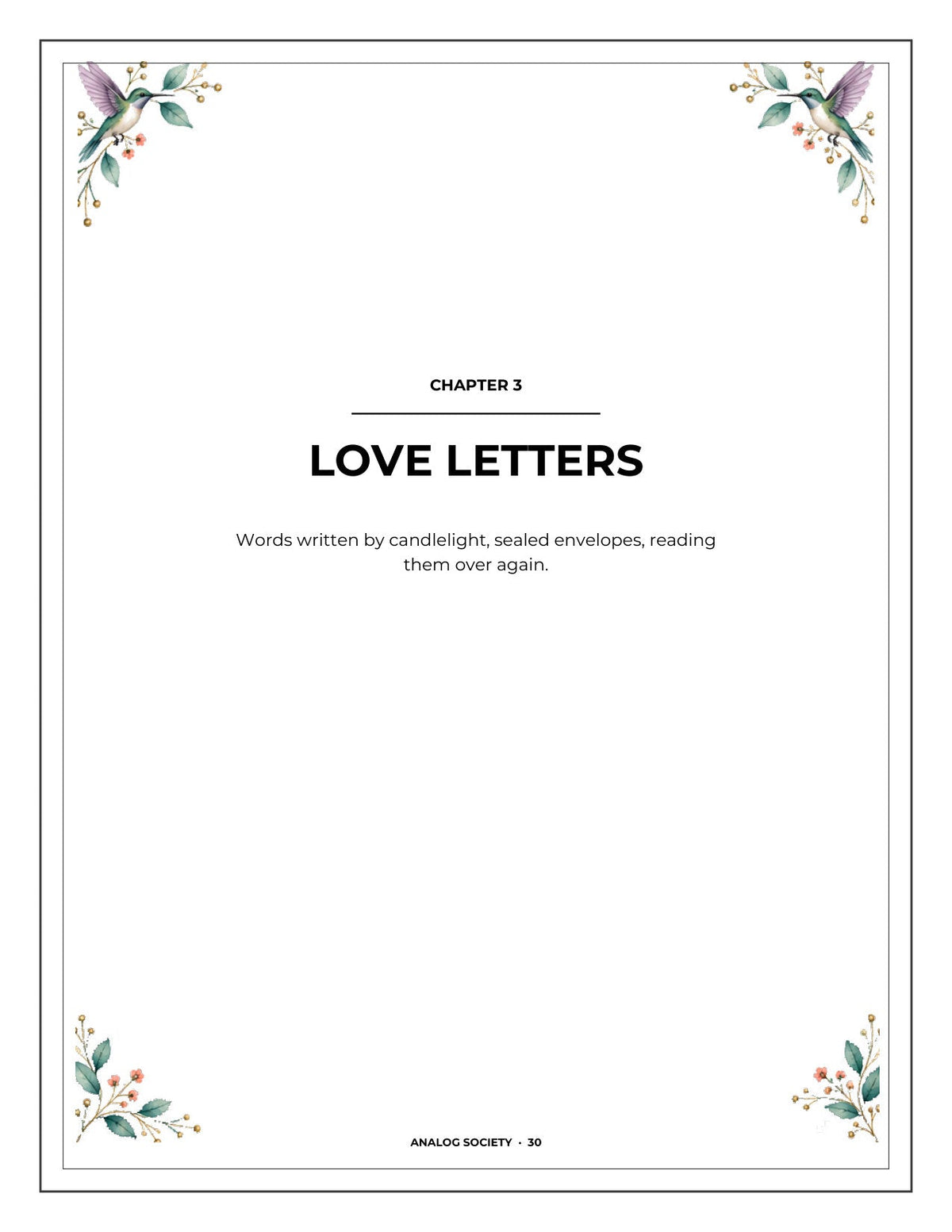 A Memory Book — Sweethearts and Courting - inside page 31: LOVE LETTERS