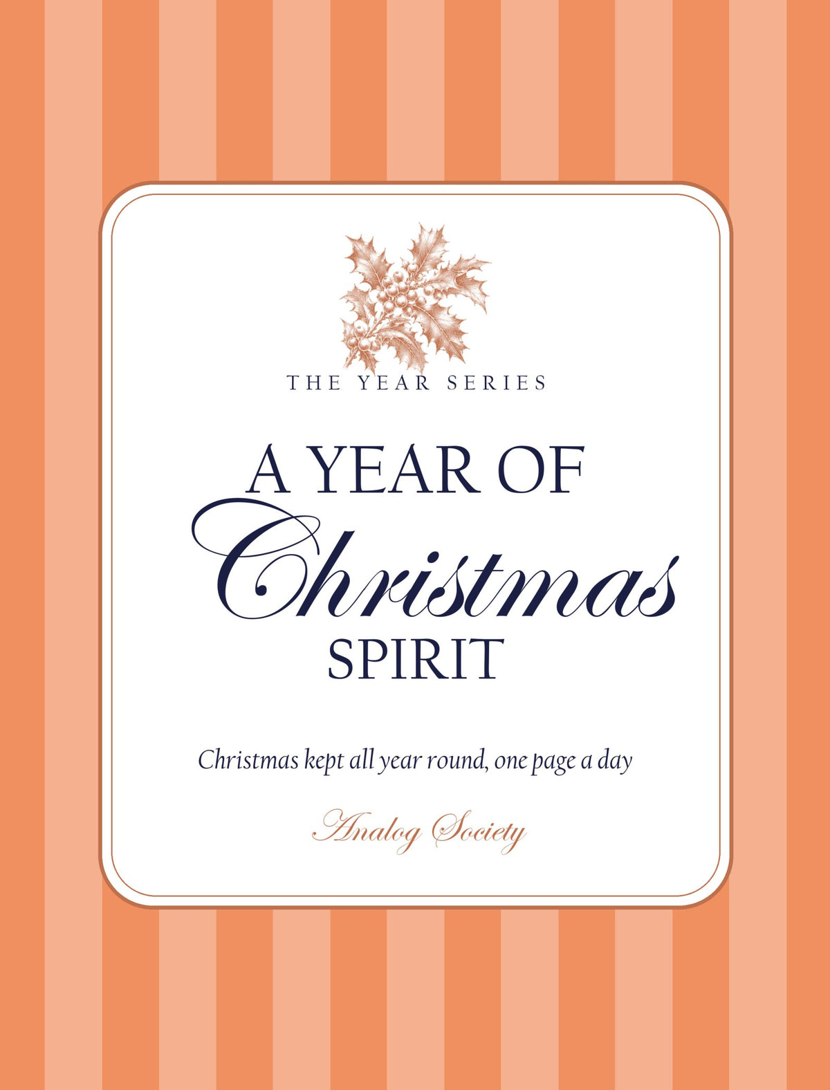 A Year of Christmas Spirit - front cover
