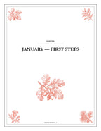 A Year of Courage - inside page: the opening of chapter one