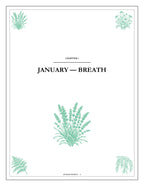 A Year of Ease - inside page: the opening of chapter one
