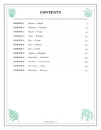 A Year of Ease - inside page: Contents