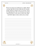 A Year of Gratitude - inside page: Day 1 of 365