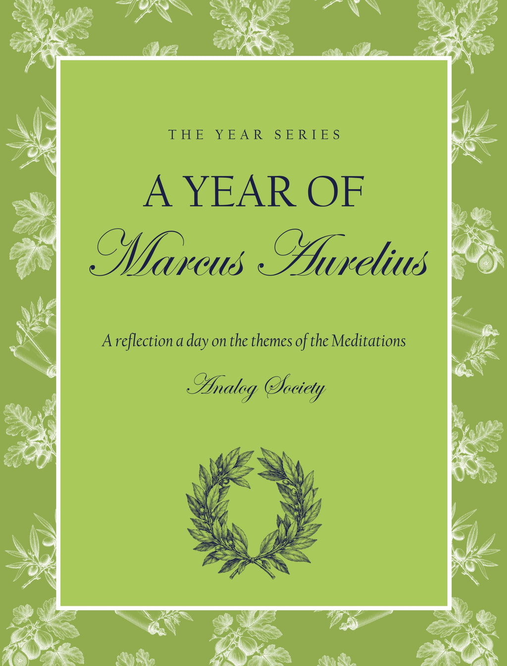 A Year of Marcus Aurelius - front cover