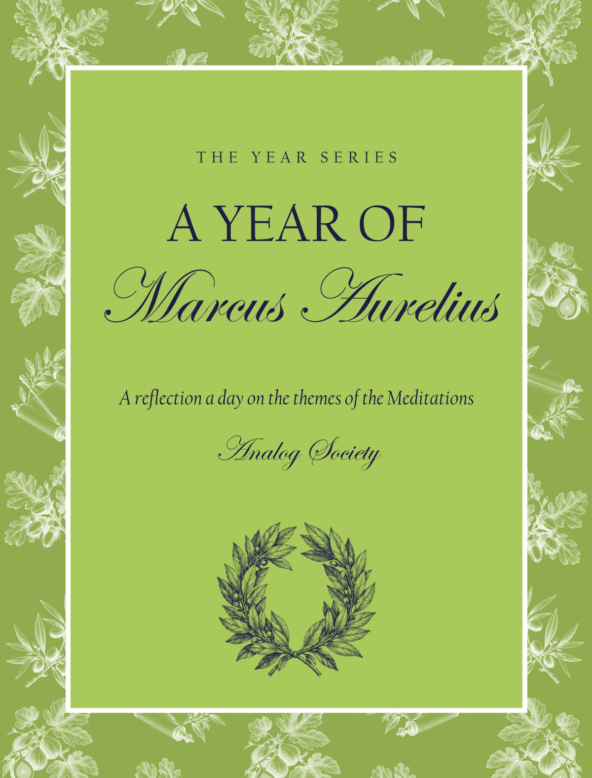 A Year of Marcus Aurelius - front cover