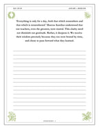 A Year of Marcus Aurelius - inside page: Day 1 of 365