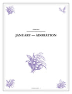A Year of Prayer - inside page: the opening of chapter one