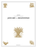 A Year of Proverbs - inside page: the opening of chapter one