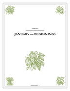 A Year of Scripture - inside page: the opening of chapter one