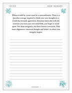 A Year of Self-Reliance - inside page: Day 1 of 365