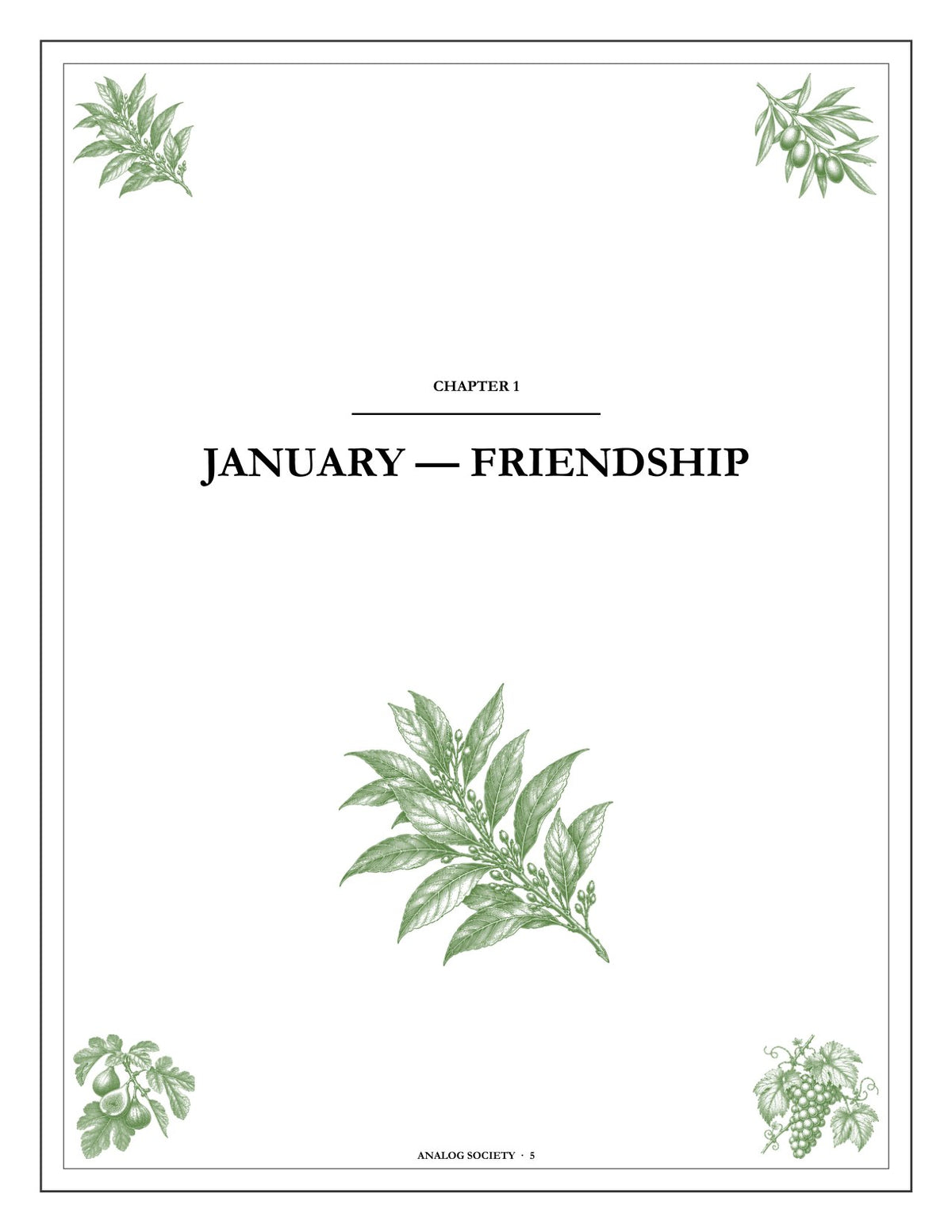 A Year of Seneca - inside page: the opening of chapter one