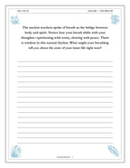 A Year of Stillness - inside page: Day 1 of 365