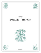 A Year of the Quiet Way - inside page: the opening of chapter one
