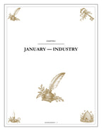 A Year of Useful Days - inside page: the opening of chapter one