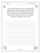 A Year of Walden - inside page: Day 1 of 365
