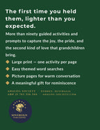 A Memory Book — Becoming a Grandparent - back cover