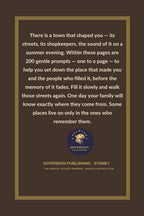 The Town I Knew By Heart - back cover