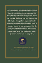 Leaving, Arriving, Belonging - back cover