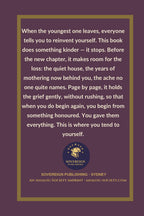 The Years You Were Home - back cover