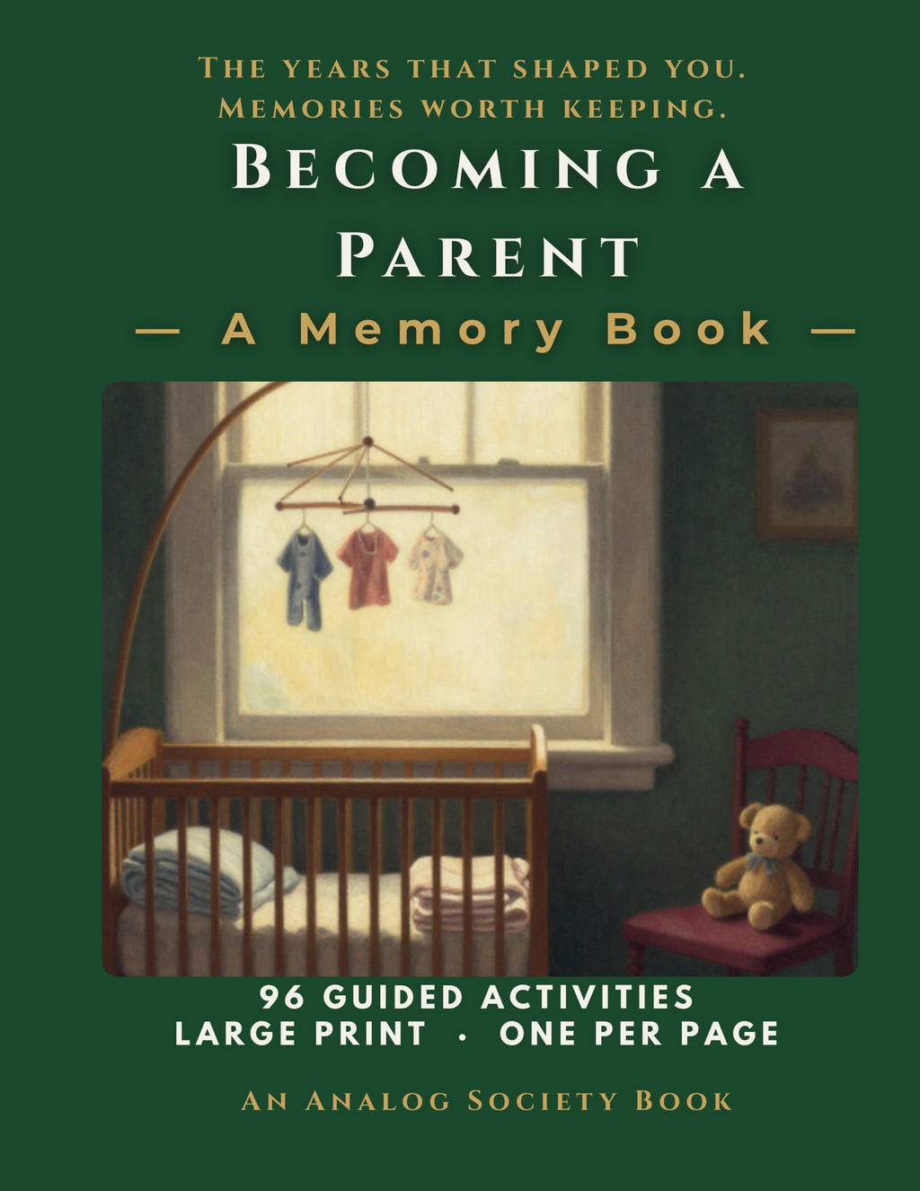 Becoming a Parent - A Memory Book, hardcover front cover