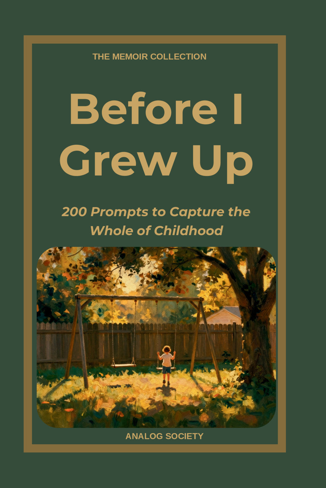 Before I Grew Up, front cover