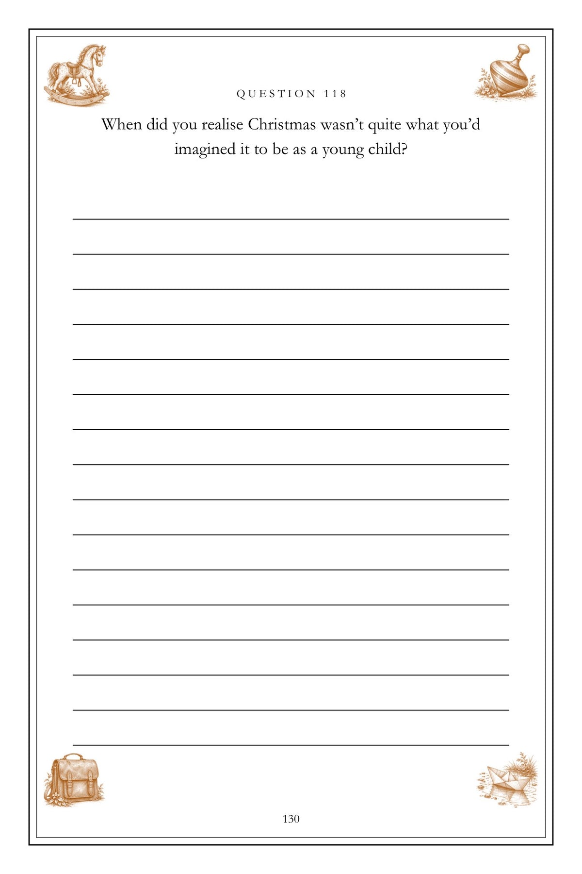 Before I Grew Up hardcover gift edition, inside page 130