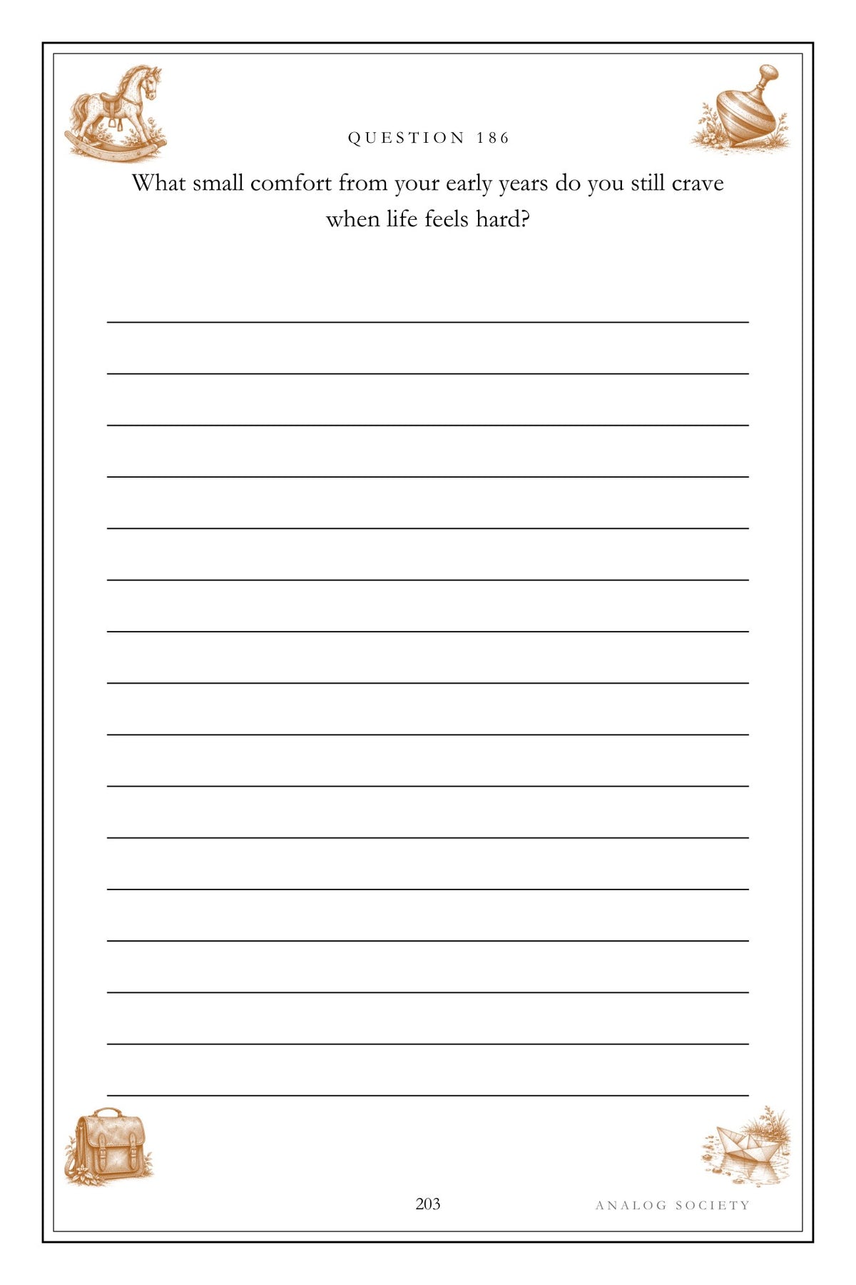 Before I Grew Up hardcover gift edition, inside page 203