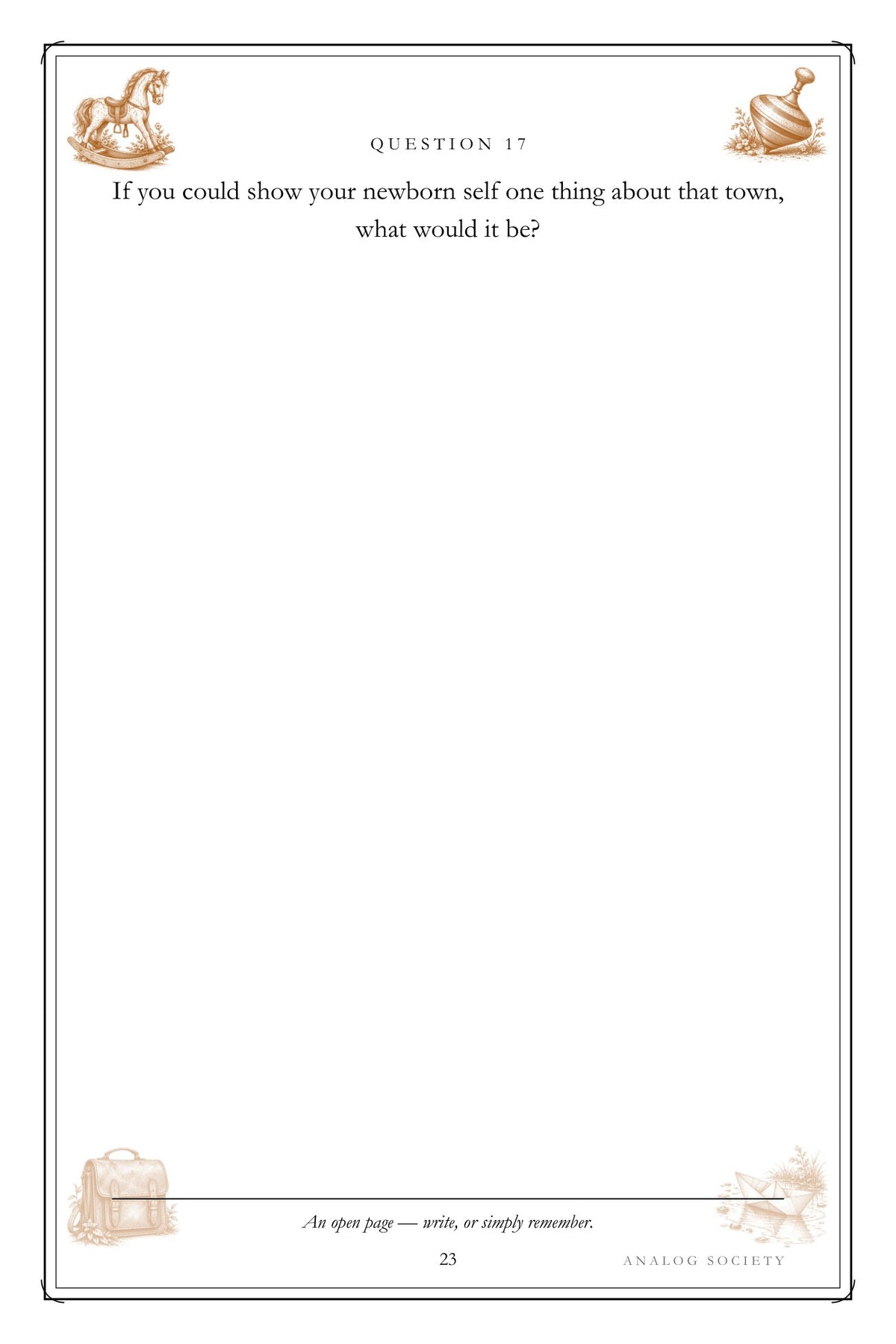 Before I Grew Up hardcover gift edition, inside page 23
