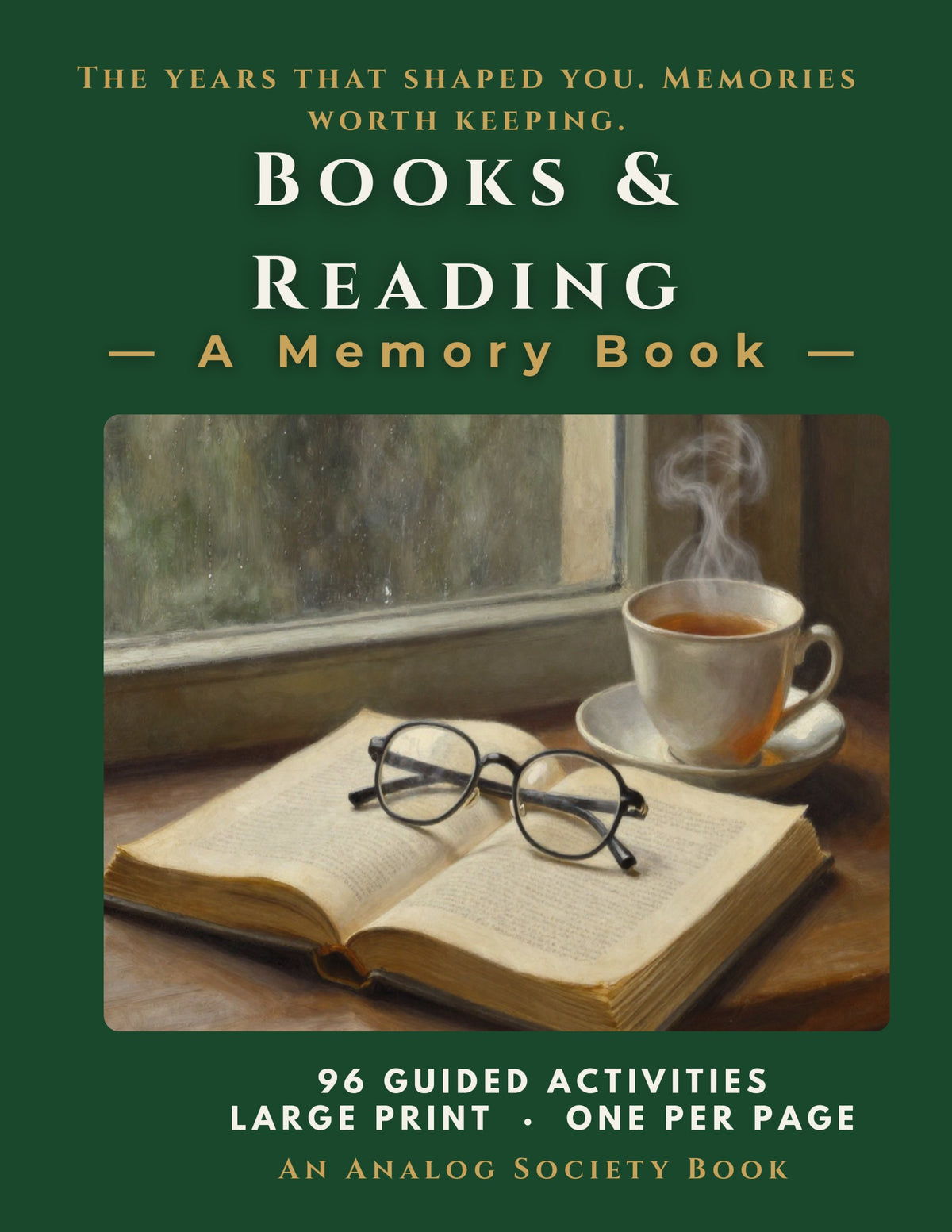 Books and Reading - A Memory Book, hardcover front cover